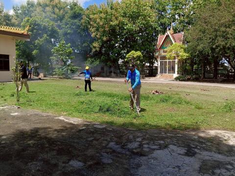 กิจกรรมจิตอาสา Big cleaning day ปรับปรุงภูมิทัศน์บริเวณวัดเกตุเหนือ