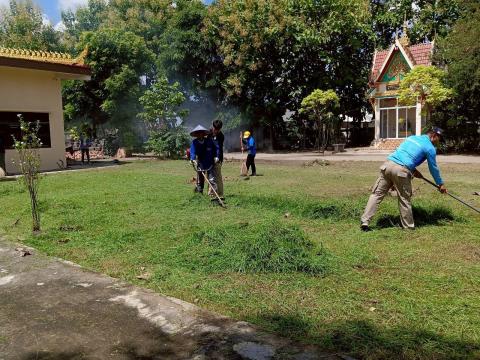 กิจกรรมจิตอาสา Big cleaning day ปรับปรุงภูมิทัศน์บริเวณวัดเกตุเหนือ