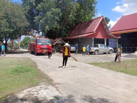 กิจกรรมจิตอาสา Big cleaning day ปรับปรุงภูมิทัศน์บริเวณวัดเกตุเหนือ