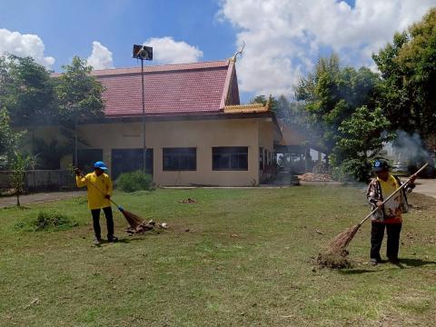กิจกรรมจิตอาสา Big cleaning day ปรับปรุงภูมิทัศน์บริเวณวัดเกตุเหนือ