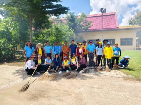 กิจกรรมจิตอาสา Big cleaning day ปรับปรุงภูมิทัศน์บริเวณวัดเกตุเหนือ