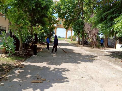 กิจกรรมจิตอาสา Big cleaning day ปรับปรุงภูมิทัศน์บริเวณวัดเกตุเหนือ