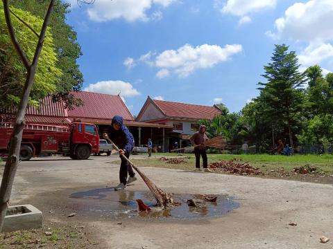 กิจกรรมจิตอาสา Big cleaning day ปรับปรุงภูมิทัศน์บริเวณวัดเกตุเหนือ