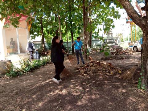 กิจกรรมจิตอาสา Big cleaning day ปรับปรุงภูมิทัศน์บริเวณวัดเกตุเหนือ