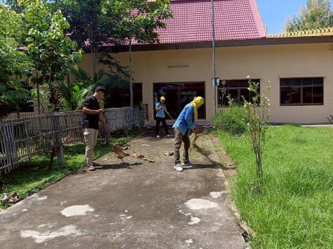 กิจกรรมจิตอาสา Big cleaning day ปรับปรุงภูมิทัศน์บริเวณวัดเกตุเหนือ