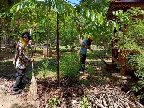 กิจกรรมจิตอาสา Big cleaning day ปรับปรุงภูมิทัศน์บริเวณวัดเกตุเหนือ